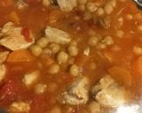 Une image de l'étape 11 de Mijoté de poulet aux pois chiches à l'oriental.