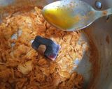 A picture of step 4 of Tikka roll.