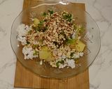 A picture of step 2 of Sabudana Tikki.