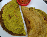 A picture of step 4 of Moongdal chila.
