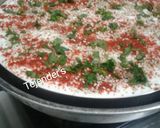 A picture of step 5 of White dhokla made of dosa batter.