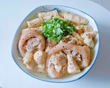 Hình bước làm 3 của món Dựng heo hầm măng tươi