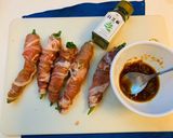 糯米椒豬肉捲的食譜步驟1照片