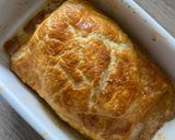 A picture of step 6 of Baked Brie 🤤.