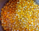 A picture of step 1 of Masala Crispy Sweet Corn 🌽.