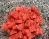 A picture of step 1 of Fruit salad.