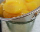 A picture of step 1 of My Peach Bread Pudding with Rum & Raisin Sauce.