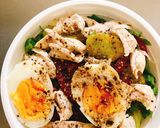 Hình bước làm 1 của món Salad ức gà
