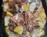 Foto del paso 5 de la receta: Tira de asado con papa y cebolla (al horno en bolsa)