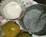 A picture of step 1 of Mango Pudding.