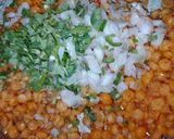 A picture of step 5 of Chana Daal Chaat.