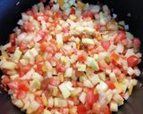 Cukkinis lecsó recept fázis 3 fotója