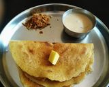A picture of step 10 of Adai or lentil rice dosa.
