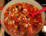 A picture of step 1 of Mike's Spaghetti Squash & Marinara Sauce.