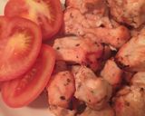 A picture of step 5 of Chicken kabab in the oven.