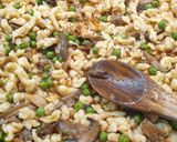 Gombás-borsós tejfölös recept fázis 4 fotója
