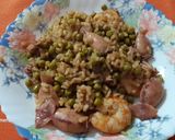 Foto del paso 6 de la receta: Cazuela de arroz integral con voladores y langostinos