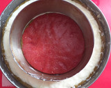 Foto del paso 8 de la receta: Tarta fresca con forma de sandía 🍉🍉🍉