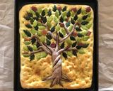 Foto del passaggio 5 della ricetta Focaccia fiorita "Albero, simbolo universale della vita" 🌷