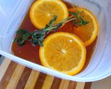 A picture of step 7 of Orange Mint Iced Tea.