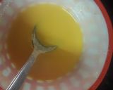 A picture of step 1 of Mango custard with caramel flavour.