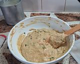 Foto del paso 5 de la receta: Budín semi integral de acelga y morrón rojo