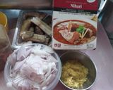 A picture of step 2 of Paya Nihari.