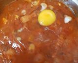 A picture of step 4 of My Lovely One Pan,Tasty Bacon, Eggs & Tomato Baked Breakfast.😁.