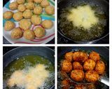 A picture of step 1 of Cabbage Manchurian.