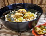 Foto del paso 5 de la receta Cuscús Perlado al Aceite de Bonito con Notas Umami de Salsa Perrins, Wakame y Mejillones