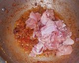 A picture of step 6 of Chicken salna.