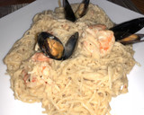 Foto del paso 11 de la receta: Pasta con Camarón y mejillón al Chipotle Sonorense