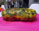 Foto del paso 4 de la receta: Budín tricolor 💚🧡❤️