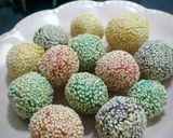 Foto langkah ke 8 dari resep Onde onde rainbow.