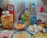Rántott csirkecomb édesburgonyával, salátával recept fázis 1 fotója