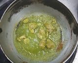 A picture of step 3 of Green Curry Chicken in Young Coconut.
