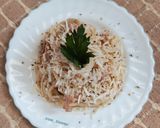 Foto langkah ke 5 dari resep Spaghetti Saus Carbonara Keju Simpel.