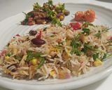 A picture of step 8 of Vegetables Rice.