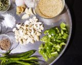 A picture of step 1 of Kaju Curry.