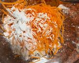 Foto del paso 1 de la receta: CARROT CAKE CON CREMA DE CHOCOLATE y NUECES individual, sin gluten y saludable