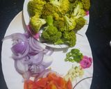 ब्रोकोली कि सब्जी (broccoli ii sabzi recipe in Hindi) रेसिपी चरण 1 फोटो