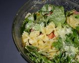 A picture of step 4 of BLT Pasta Salad.