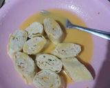 Foto langkah ke 10 dari resep Roll Tahu ayam sayur (W#40).