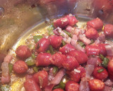 Foto del paso 4 de la receta: Garbanzos con arroz, chistorra y beicon ahumado
