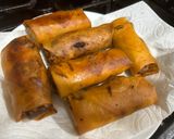 A picture of step 7 of Veggie Tofu Lumpia.