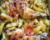 Csirkecomb, vele sült burgonyával🥔🍗 recept fázis 3 fotója