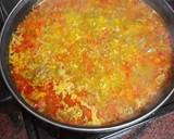 Foto del paso 3 de la receta: Arroz amarillo semicaldoso con carne y verdura