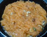 A picture of step 3 of Pineapple Kesari.
