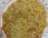 A picture of step 8 of Masala Maggi.