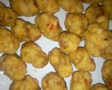 A picture of step 3 of Yam balls.